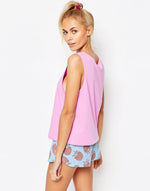 ASOS Shake Your Coconuts Vest & Short Pyjama Set