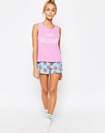 ASOS Shake Your Coconuts Vest & Short Pyjama Set